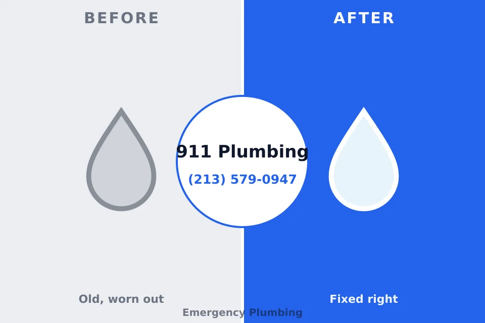 Before and after: plumbing company Greenwood Village, CO
